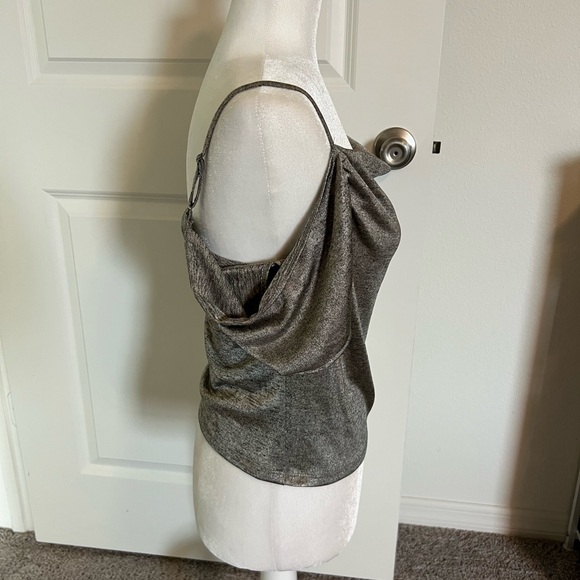 NWT Anthropologie Silver Gray Top Small - Picture 6 of 10